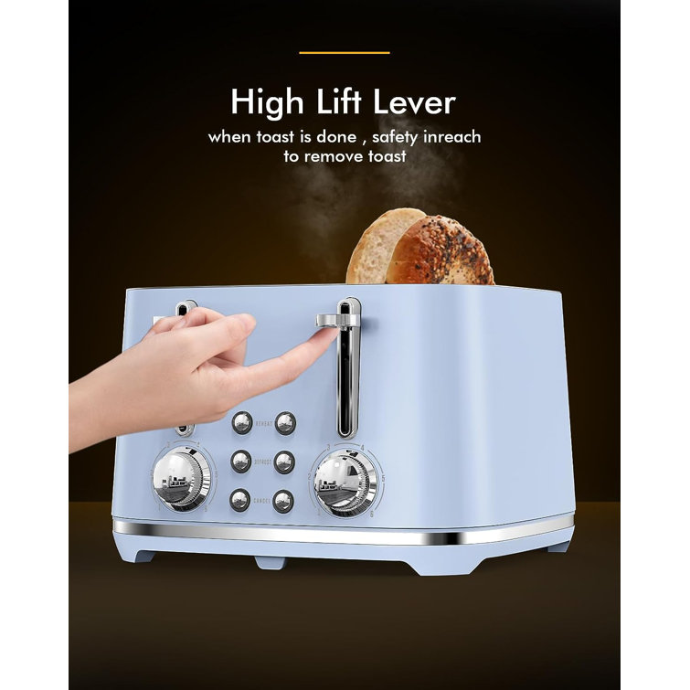 Toaster with top large slots